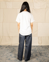 Olde Homesteader & Daughter Suvin Plain Stitch Crewneck S/S - Off White - Standard & Strange