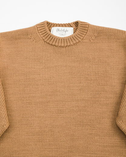 Olde Homesteader & Daughter Wool Crewneck Pullover - Coyote 10 - Standard & Strange