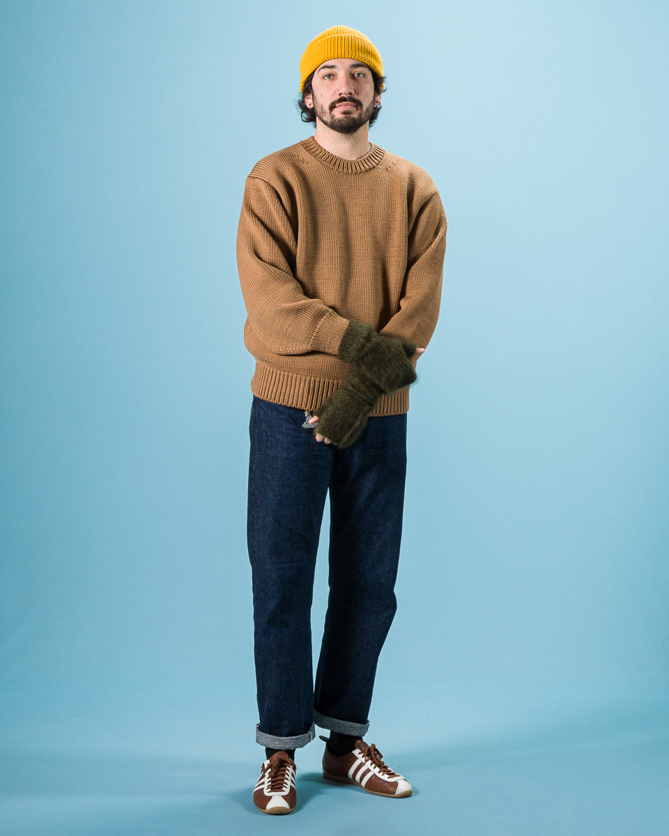 Olde Homesteader & Daughter Wool Crewneck Pullover - Coyote 10 - Standard & Strange