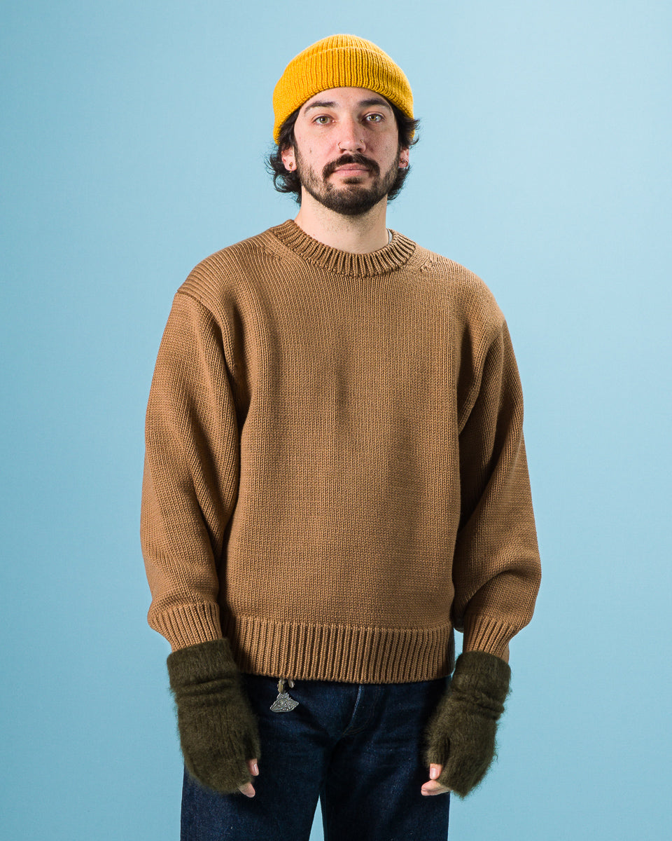 Olde Homesteader & Daughter Wool Crewneck Pullover - Coyote 10 - Standard & Strange