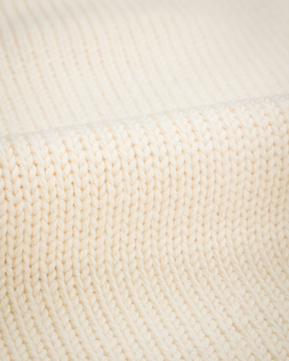 Olde Homesteader & Daughter Wool Crewneck Pullover - Ecru 10 - Standard & Strange