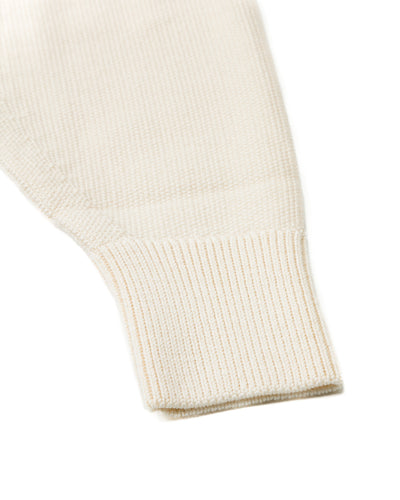 Olde Homesteader & Daughter Wool Henley Neck L/S - Ecru 10 - Standard & Strange