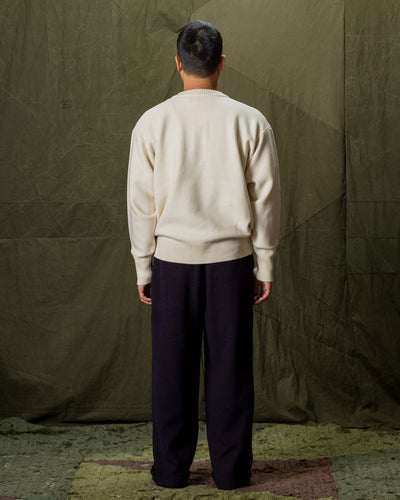 Olde Homesteader & Daughter Wool Henley Neck L/S - Ecru 10 - Standard & Strange