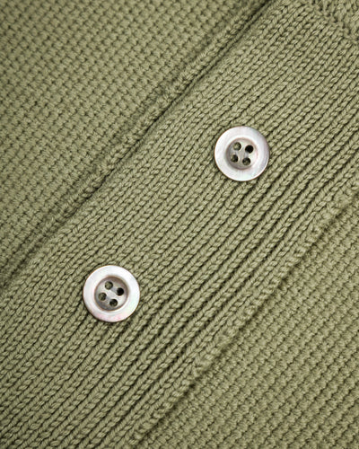 Olde Homesteader & Daughter Wool Henley Neck L/S - Smoke Moss 10 - Standard & Strange