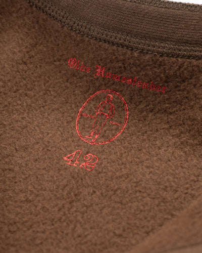 Olde Homesteader Cotton Fleece Henley Neck L/S - Rustic Wood - Standard & Strange