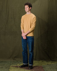 Olde Homesteader Extra Cotton Jersey Crewneck L/S - Golden Yellow - Standard & Strange