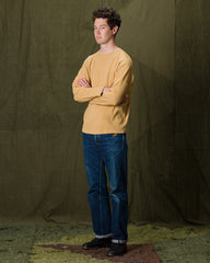 Olde Homesteader Extra Cotton Rib Crewneck L/S - Golden Yellow - Standard & Strange