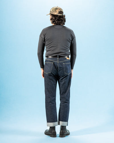 Olde Homesteader Interlock Henley Neck L/S - Black - Standard & Strange