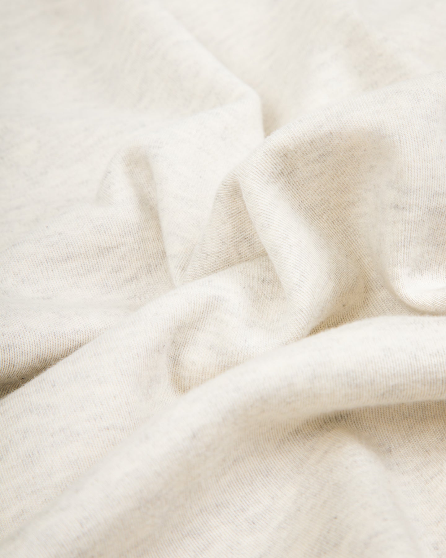 Olde Homesteader Interlock Henley Neck L/S - Ecru Heather - Standard & Strange