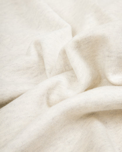 Olde Homesteader Interlock Henley Neck L/S - Ecru Heather - Standard & Strange