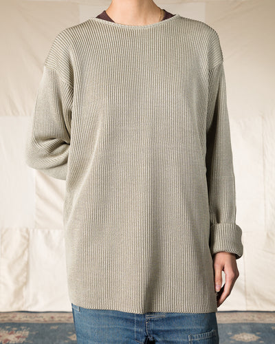 Olde Homesteader & Daughter Silk Hand Knitting Heavyweight Rib Pullover - Willow 8 - Standard & Strange