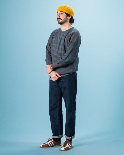 Olde Homesteader Tweedish Thermal Crewneck - Dark Blue - Standard & Strange