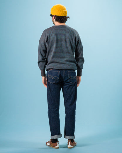 Olde Homesteader Tweedish Thermal Crewneck - Dark Blue - Standard & Strange