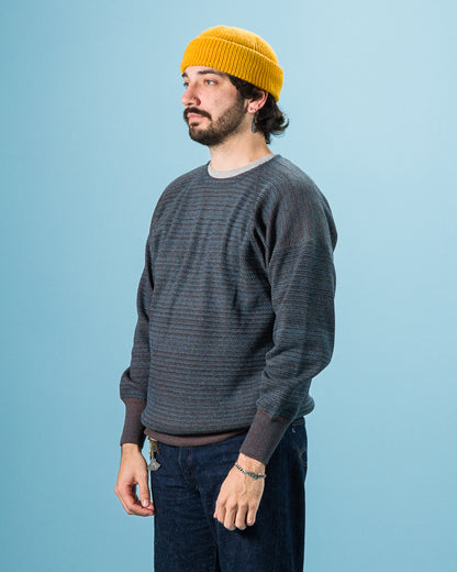 Olde Homesteader Tweedish Thermal Crewneck - Dark Blue - Standard & Strange