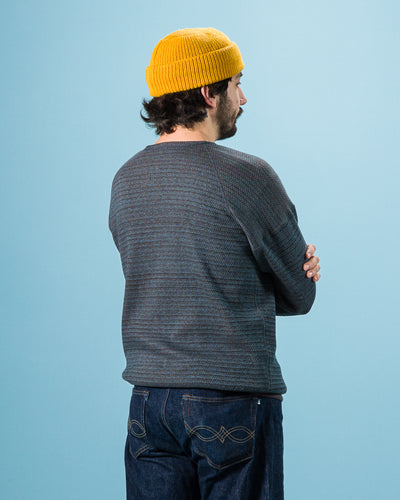 Olde Homesteader Tweedish Thermal Crewneck - Dark Blue - Standard & Strange