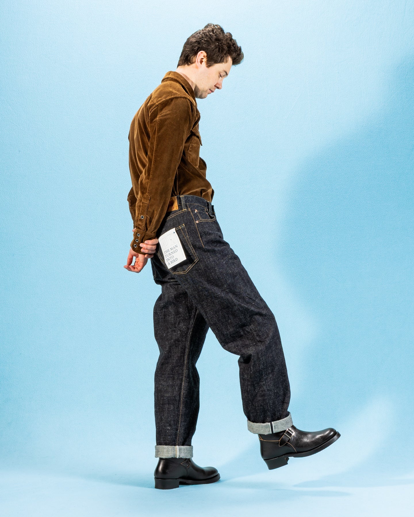 15.5 oz Loose Fit Jeans - Slub Nep Denim – Standard & Strange