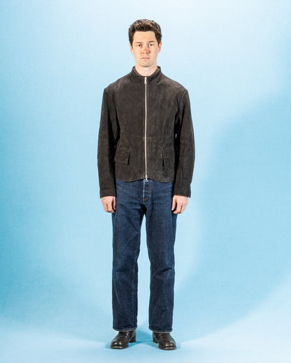 Gilet Jacket - Espresso Buffalo Calf Roughout