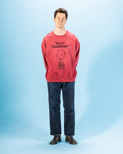 Good 'Ol Charlie Brown Sweatshirt - Red Sun Fade