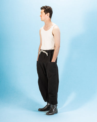 MATiAS Bali Hi Pant - Ganja Black Cotton/Hemp - Standard & Strange