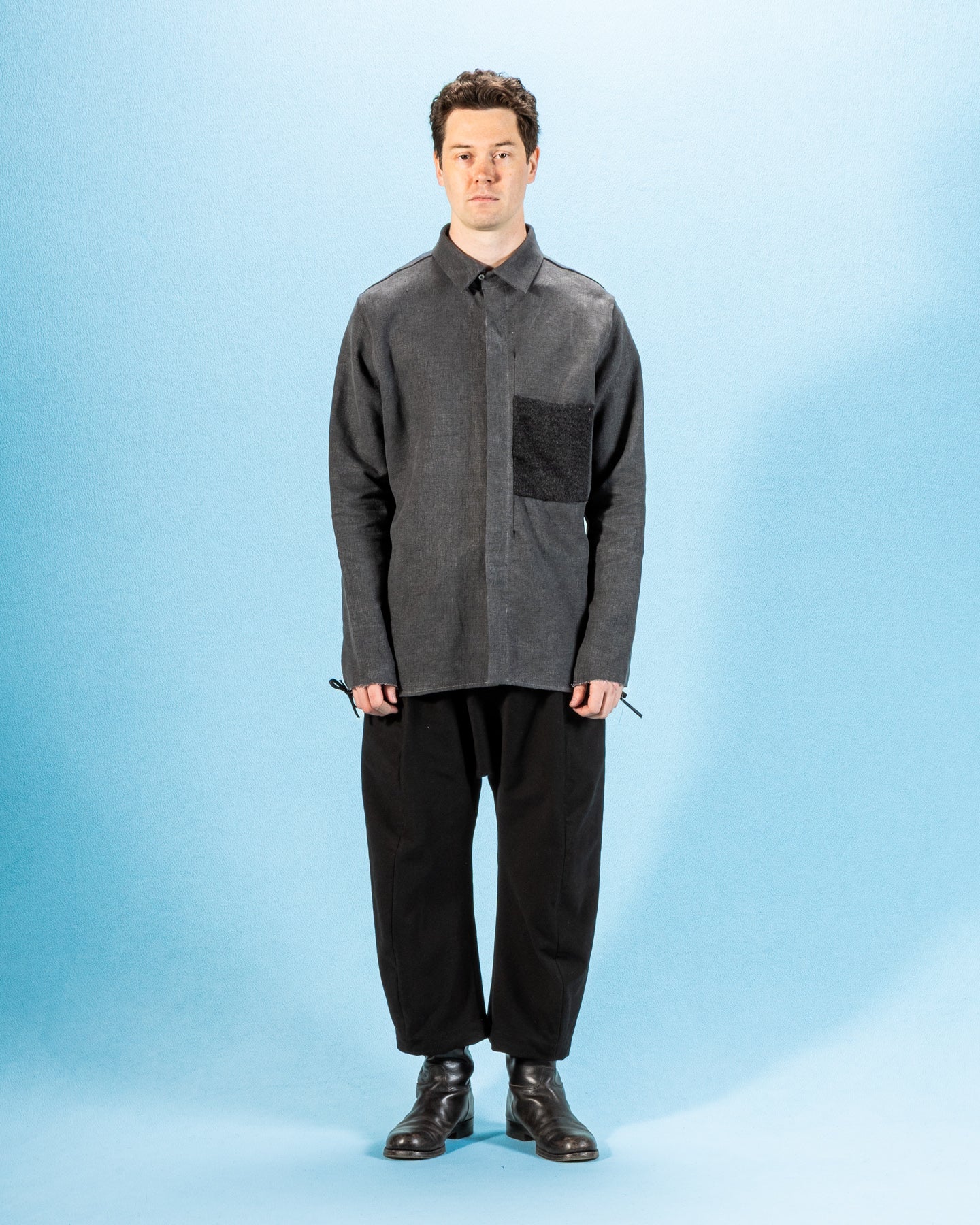 Rincon Button Up - Cana Grey 11.5oz Hemp/Canvas