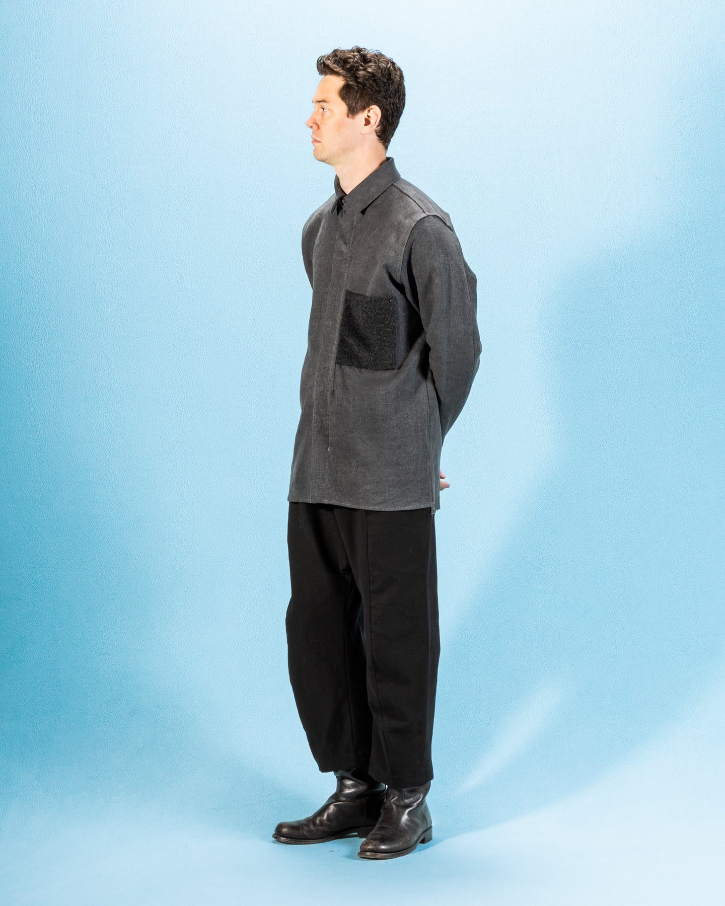 Rincon Button Up - Cana Grey 11.5oz Hemp/Canvas