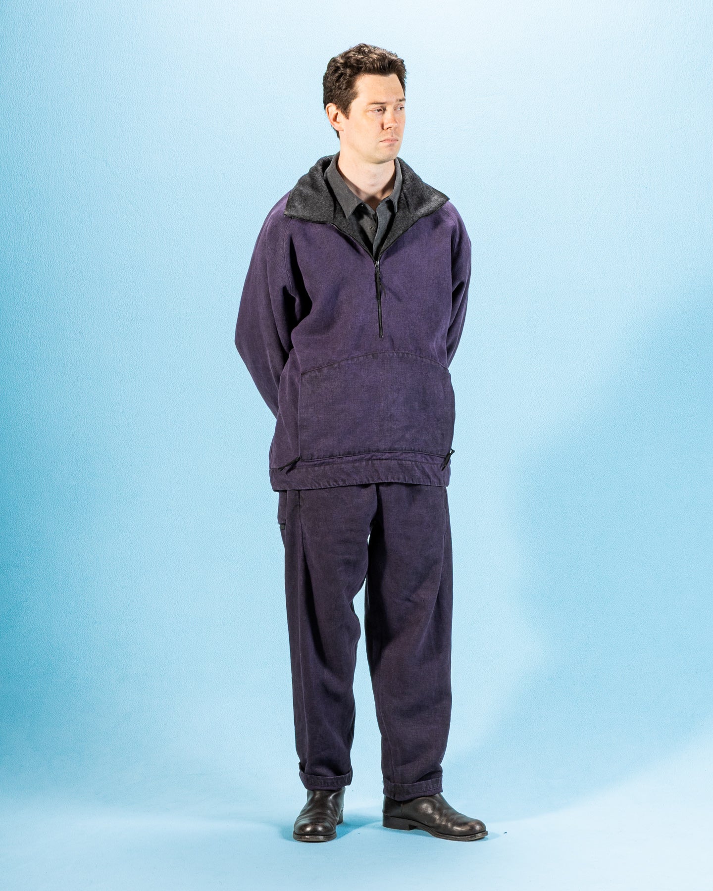 MATiAS Windy Anorak Windbreaker - Uva Grape Hemp/Canvas - Standard & Strange