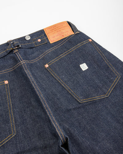 Ooe Yofukuten Lot OA01XX-0825 1920s Style Waist Overalls - 9oz A.M. Co. Denim - Standard & Strange