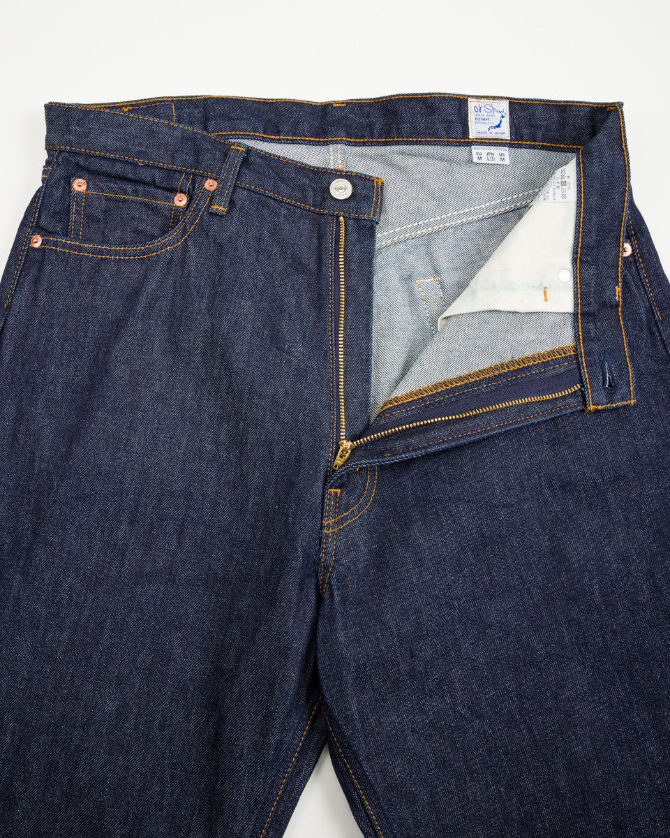 OrSlow 101 Dad's Fit Denim Pants (Unisex) - One Wash