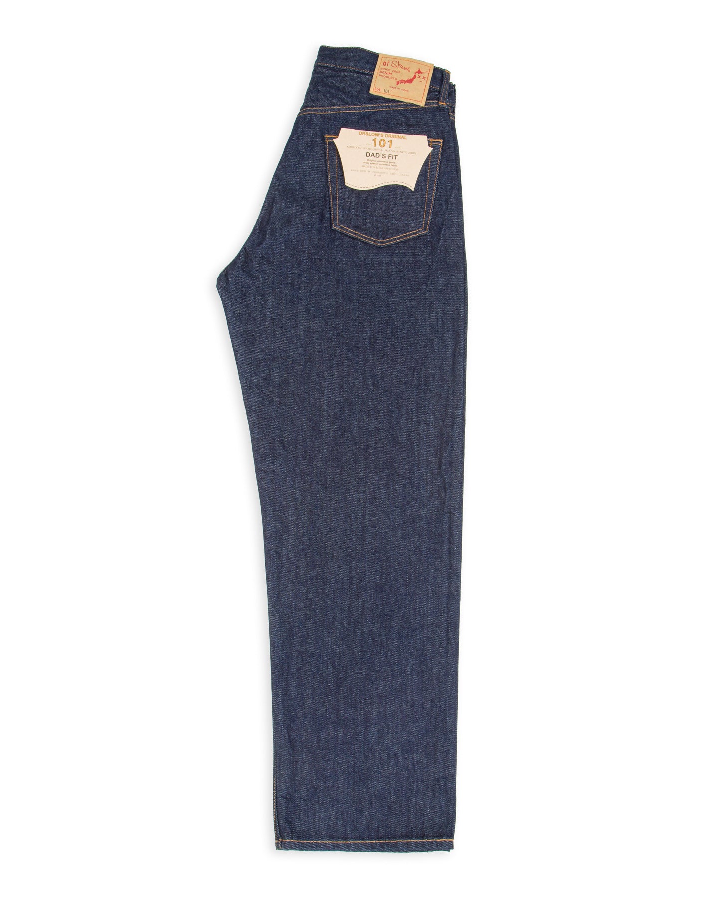 OrSlow 101 Dad's Fit Denim Pants (Unisex) - One Wash – Standard