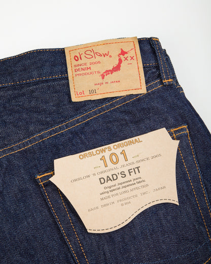 OrSlow 101 Dad's Fit Denim Pants (Unisex) - One Wash - Standard & Strange