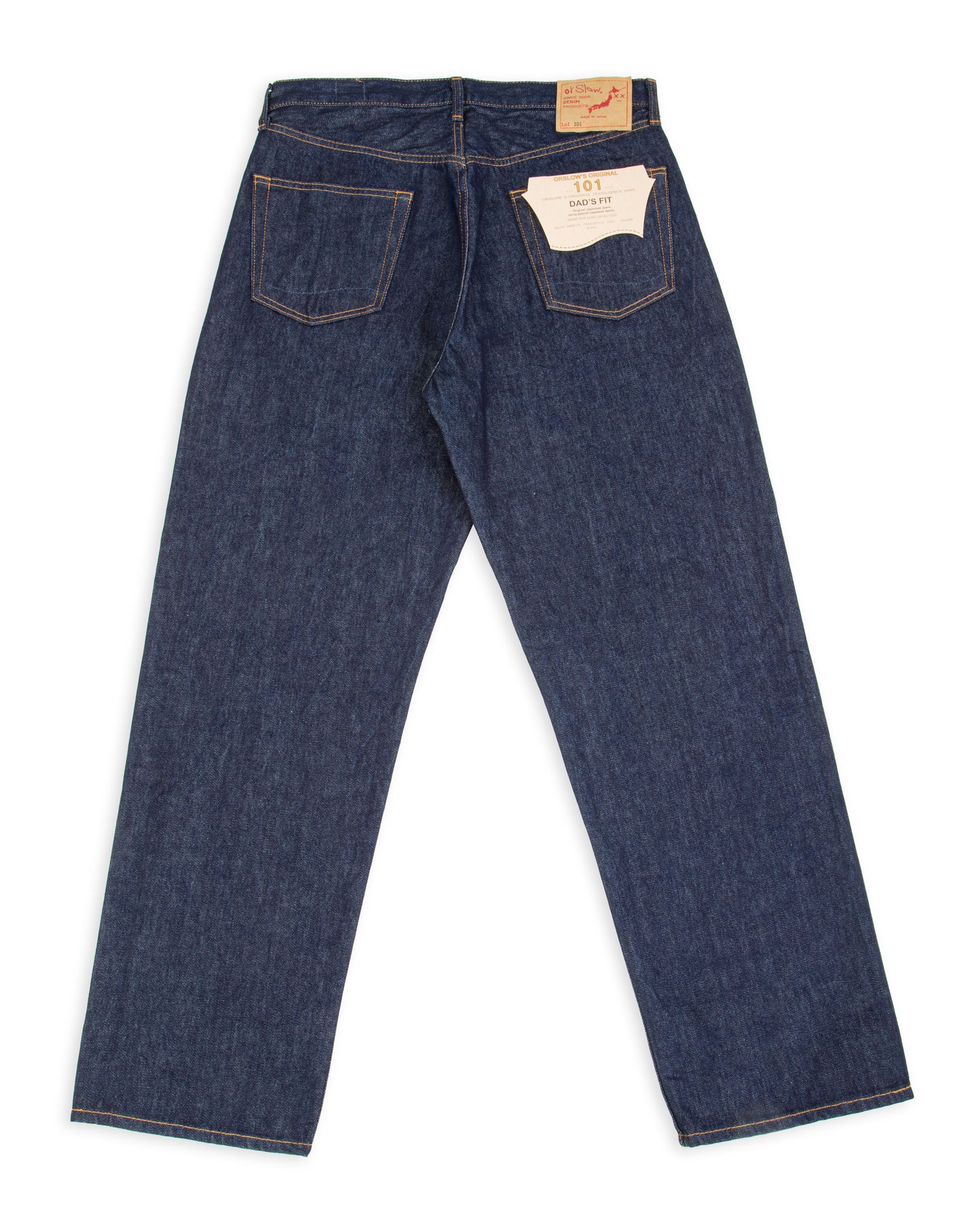 OrSlow 101 Dad's Fit Denim Pants (Unisex) - One Wash – Standard