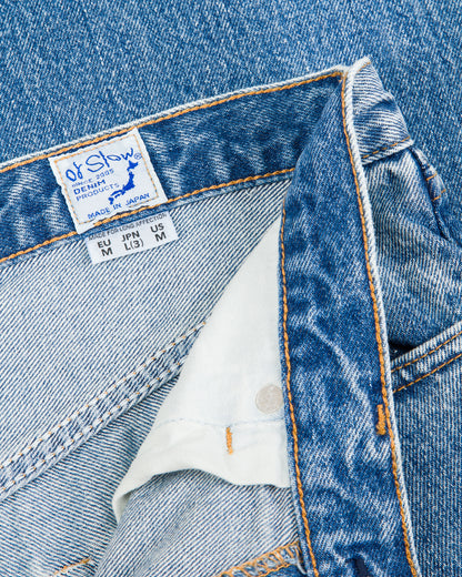 OrSlow 101 Dad's Fit Denim Pants (Unisex) - Used Wash - Standard & Strange