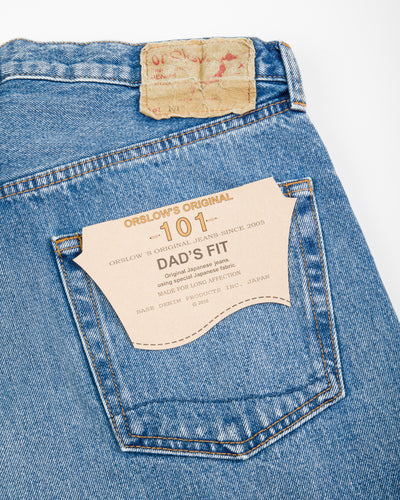 OrSlow 101 Dad's Fit Denim Pants (Unisex) - Used Wash - Standard & Strange