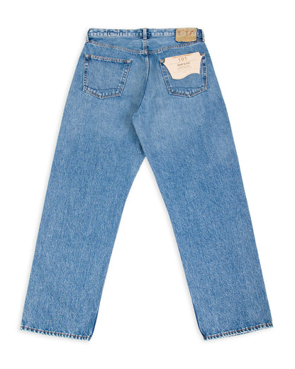 OrSlow 101 Dad's Fit Denim Pants (Unisex) - Used Wash - Standard & Strange