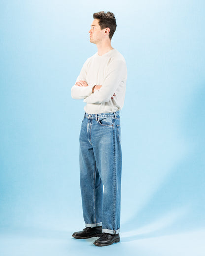 OrSlow 101 Dad's Fit Denim Pants (Unisex) - Used Wash - Standard & Strange