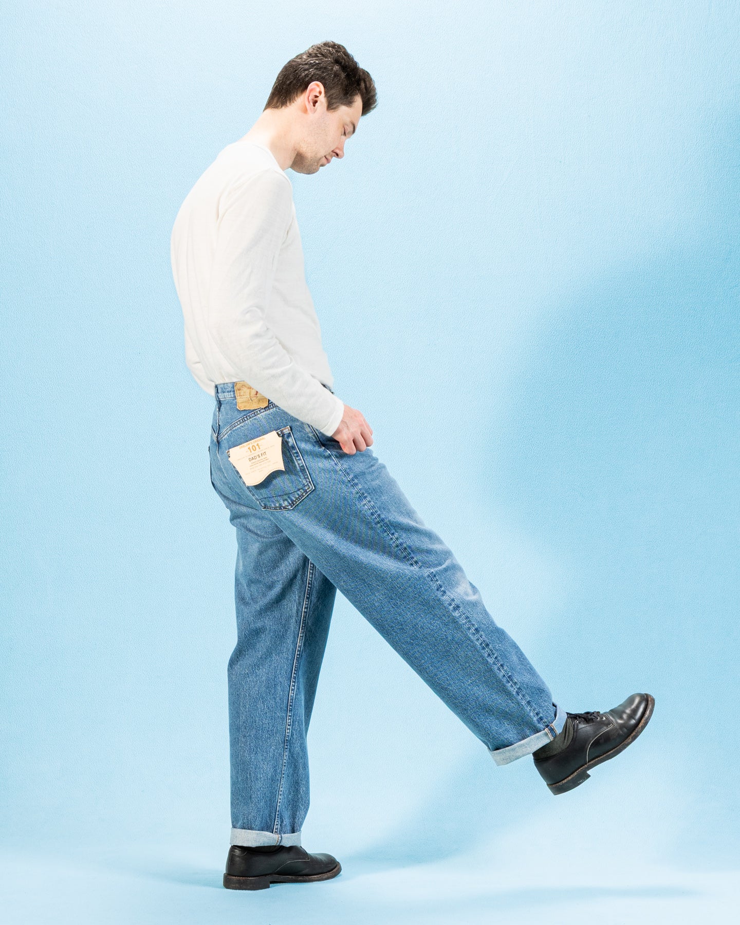 OrSlow 101 Dad's Fit Denim Pants (Unisex) - Used Wash - Standard & Strange