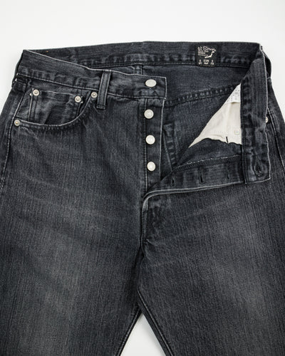 OrSlow 105 Standard Fit Denim - 90's Black Denim Stone - Standard & Strange