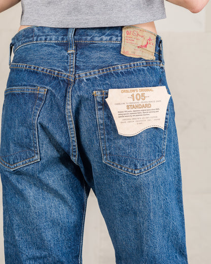 OrSlow 105 Standard Fit Denim - Two Year Wash - Standard & Strange