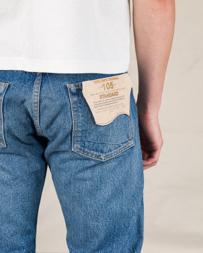 OrSlow 105 Standard Fit Denim - Two Year Wash - Standard & Strange