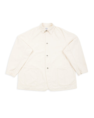 OrSlow 40's WWII Denim Coverall (Loose Fit) - Ecru - Standard & Strange