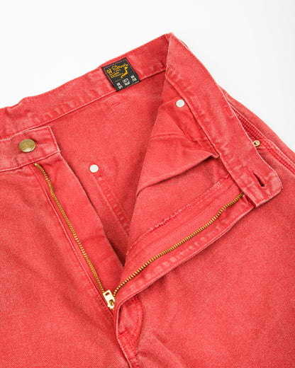 OrSlow Dad's Fit Oxford Painter Pants - Red - Standard & Strange