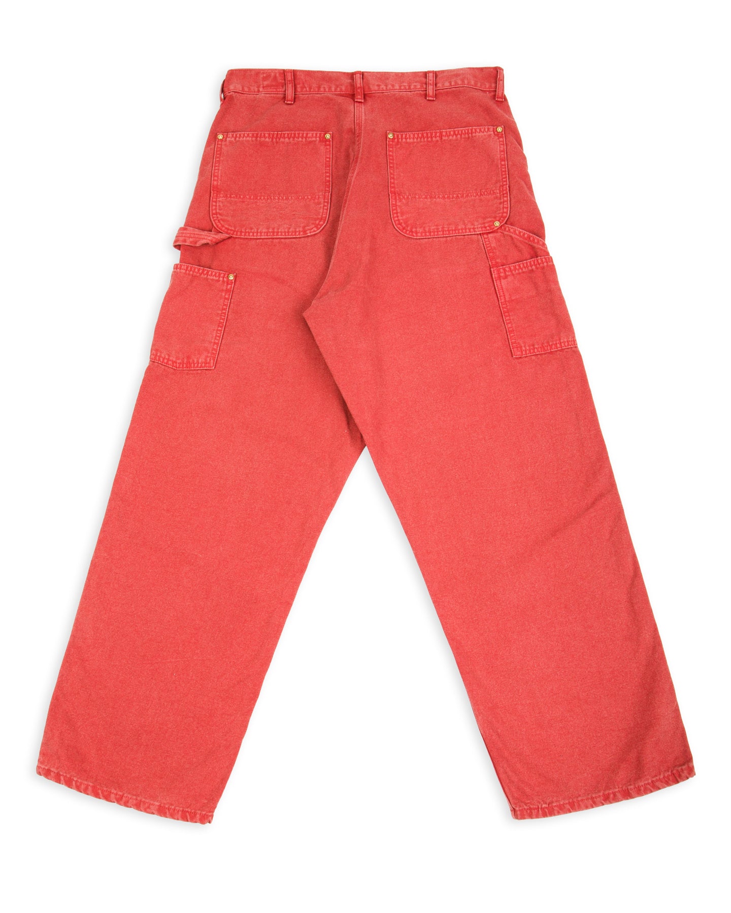 OrSlow Dad's Fit Oxford Painter Pants - Red - Standard & Strange
