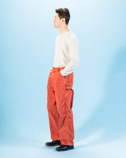 OrSlow Dad's Fit Oxford Painter Pants - Red - Standard & Strange