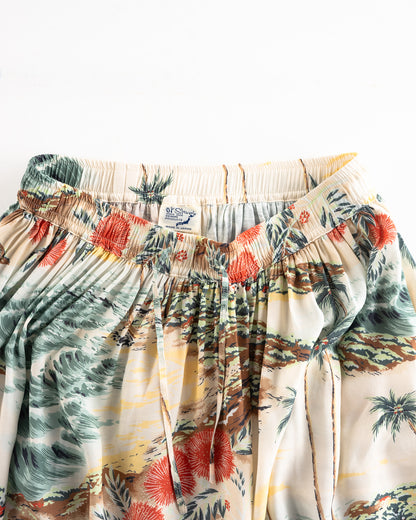 OrSlow Hawaiian Gathered Skirt - Ecru - Standard & Strange