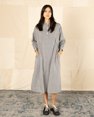 OrSlow Hickory Stripe Dress - Hickory - Standard & Strange