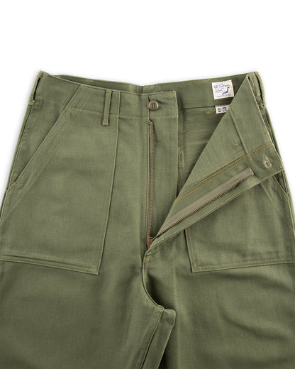 OrSlow High Waist Fatigue Pants - Green - Standard & Strange