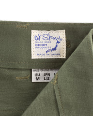 OrSlow High Waist Fatigue Pants - Green - Standard & Strange