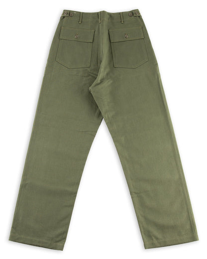 OrSlow High Waist Fatigue Pants - Green - Standard & Strange