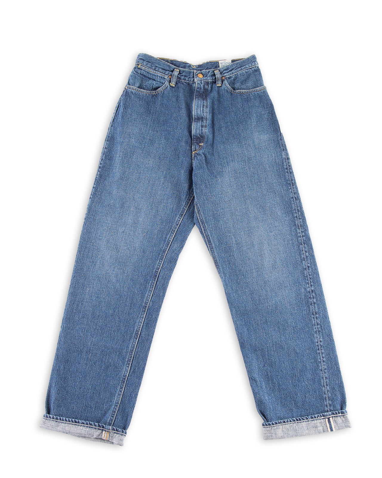 OrSlow Jasmin High Waist Original Selvedge Denim Pants - Denim Used ...