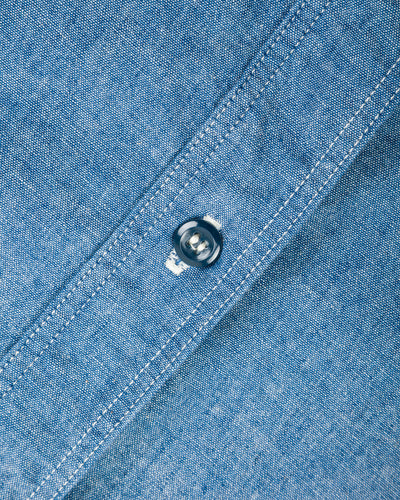 OrSlow Relax Fit Chambray Work Shirt - Blue Chambray - Standard & Strange